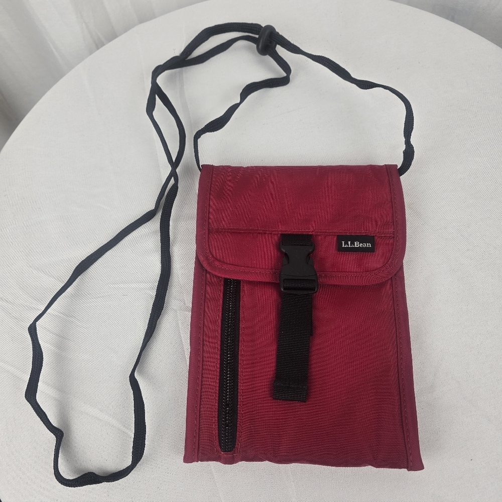 L.L. Bean Red Crossbody Bag Small
